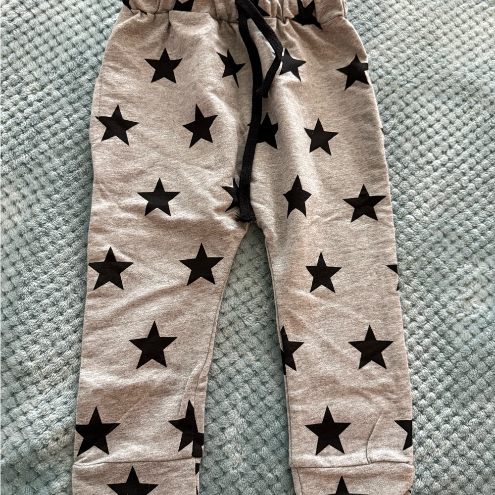 Star Patterned Jogger Pants
